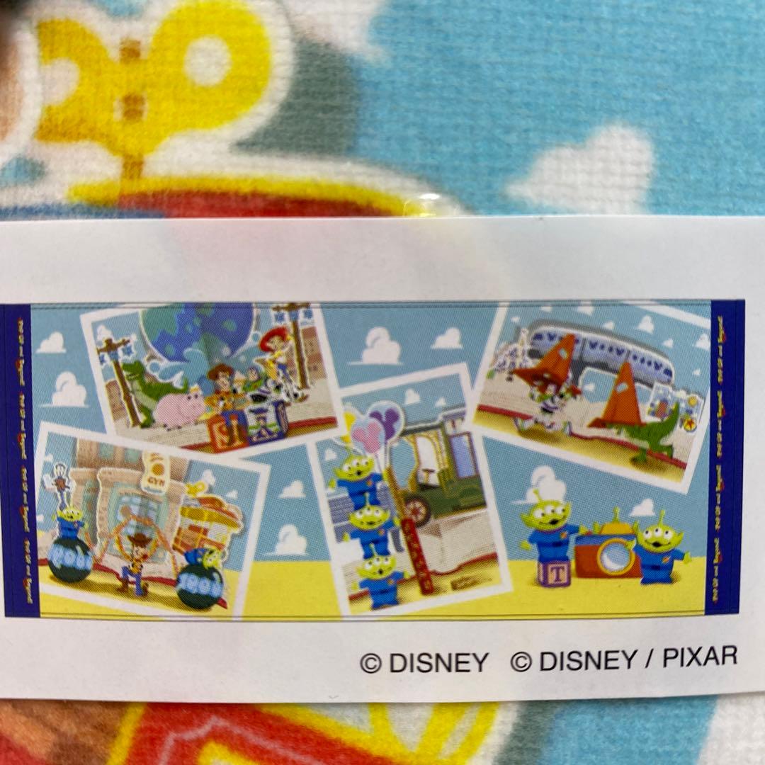 トイストーリー　タオル　ジップケース　ポストカード