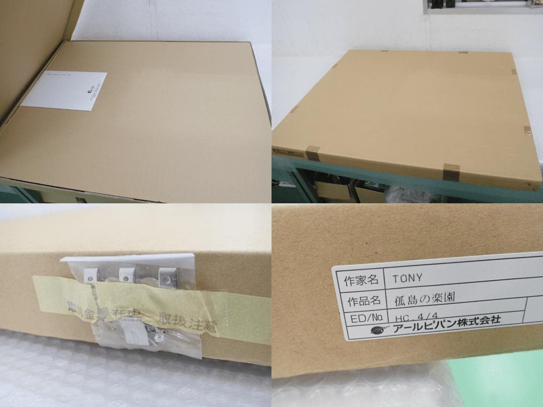 ㉛新品・保証書付 Tony　「孤島の楽園」HC ミクスドメディア アールビバン