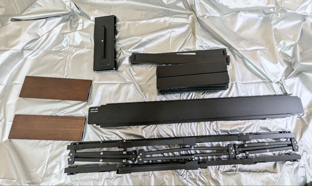 Alpen Outdoors アルミユニットテーブル110 ウッド天板2枚付き