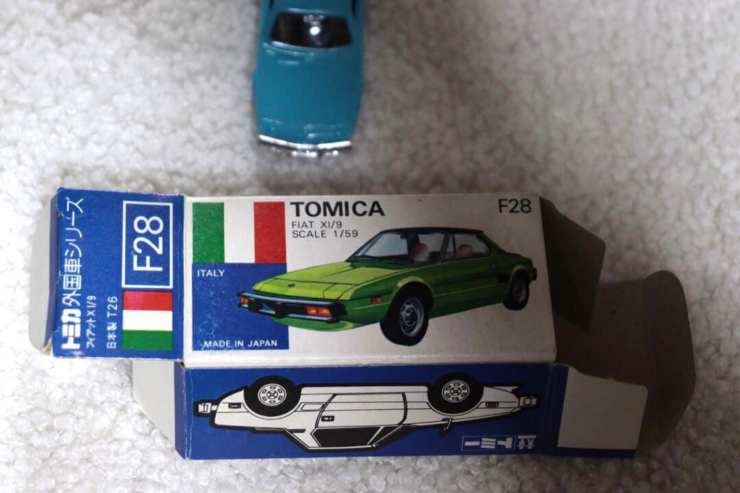 日本製　トミカ　外国車シリーズ　フィアットX 1/9 F28 イタリア　1977