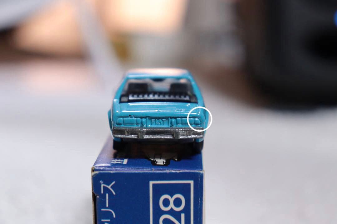 日本製　トミカ　外国車シリーズ　フィアットX 1/9 F28 イタリア　1977