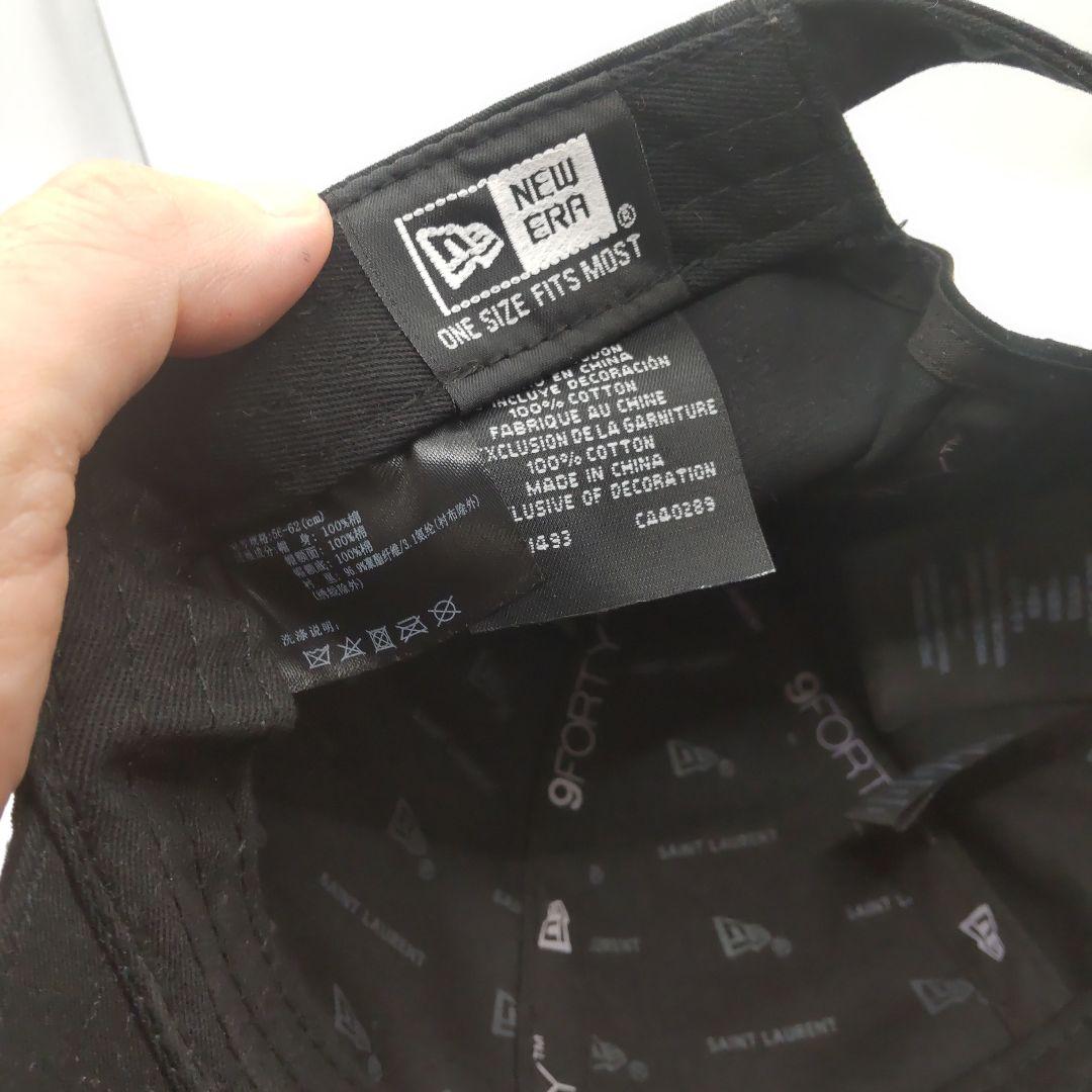 ◆1468 サンローラン　NEWERA　ブラック　アジャスタ