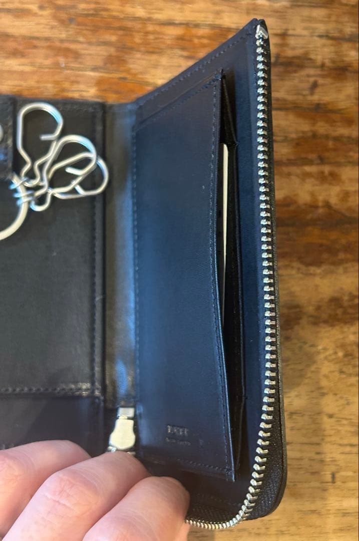 MARGARET HOWELL ×porter 黒レザー　キー&カードケース