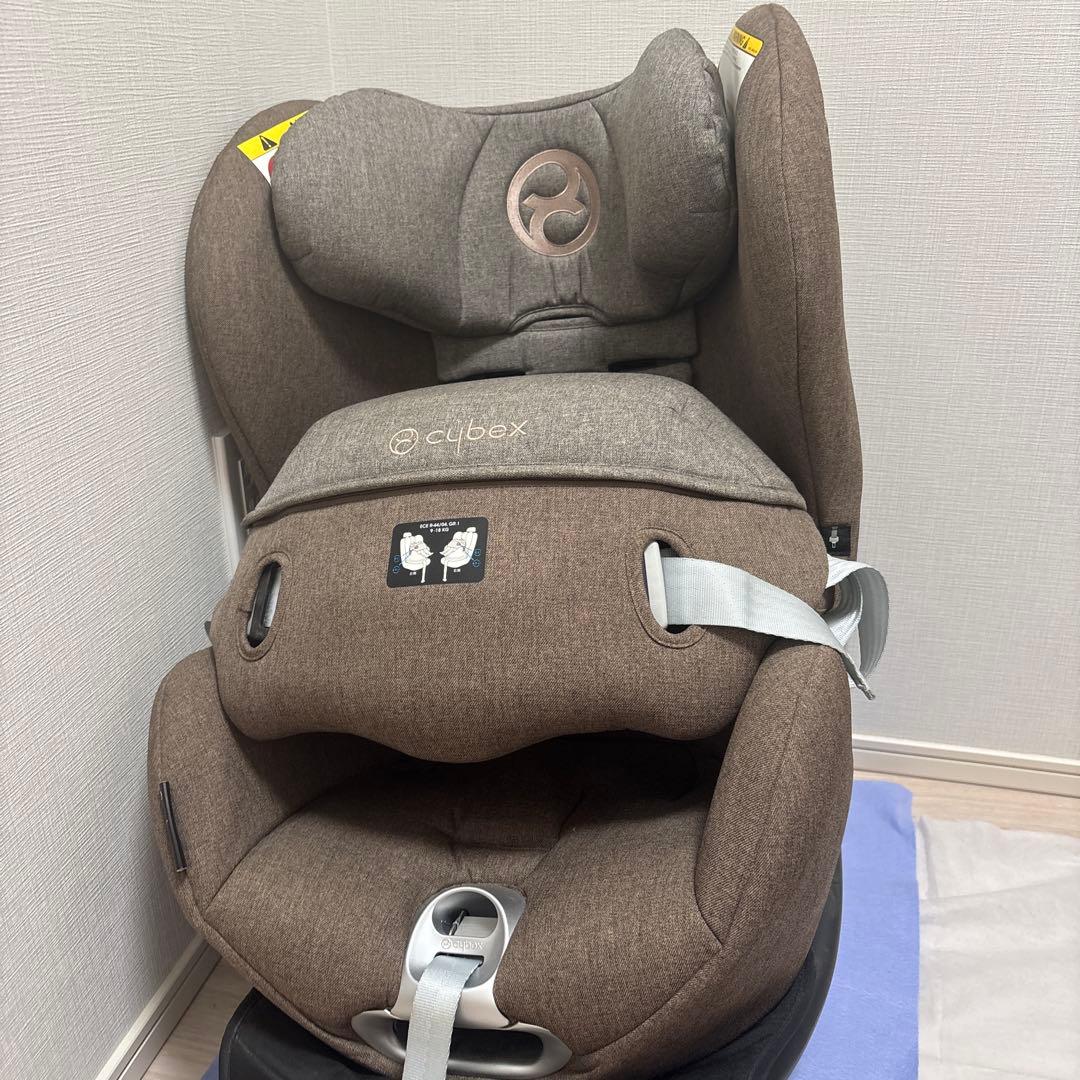 最終値下げ‼️Cybex チャイルドシート ISOFIX ブラウン