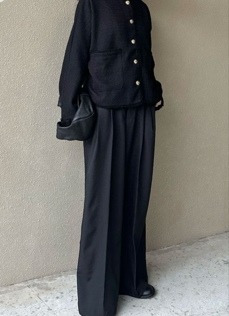 美品　トゥデイフル レザーラップバッグ【Todayful】　ブラック