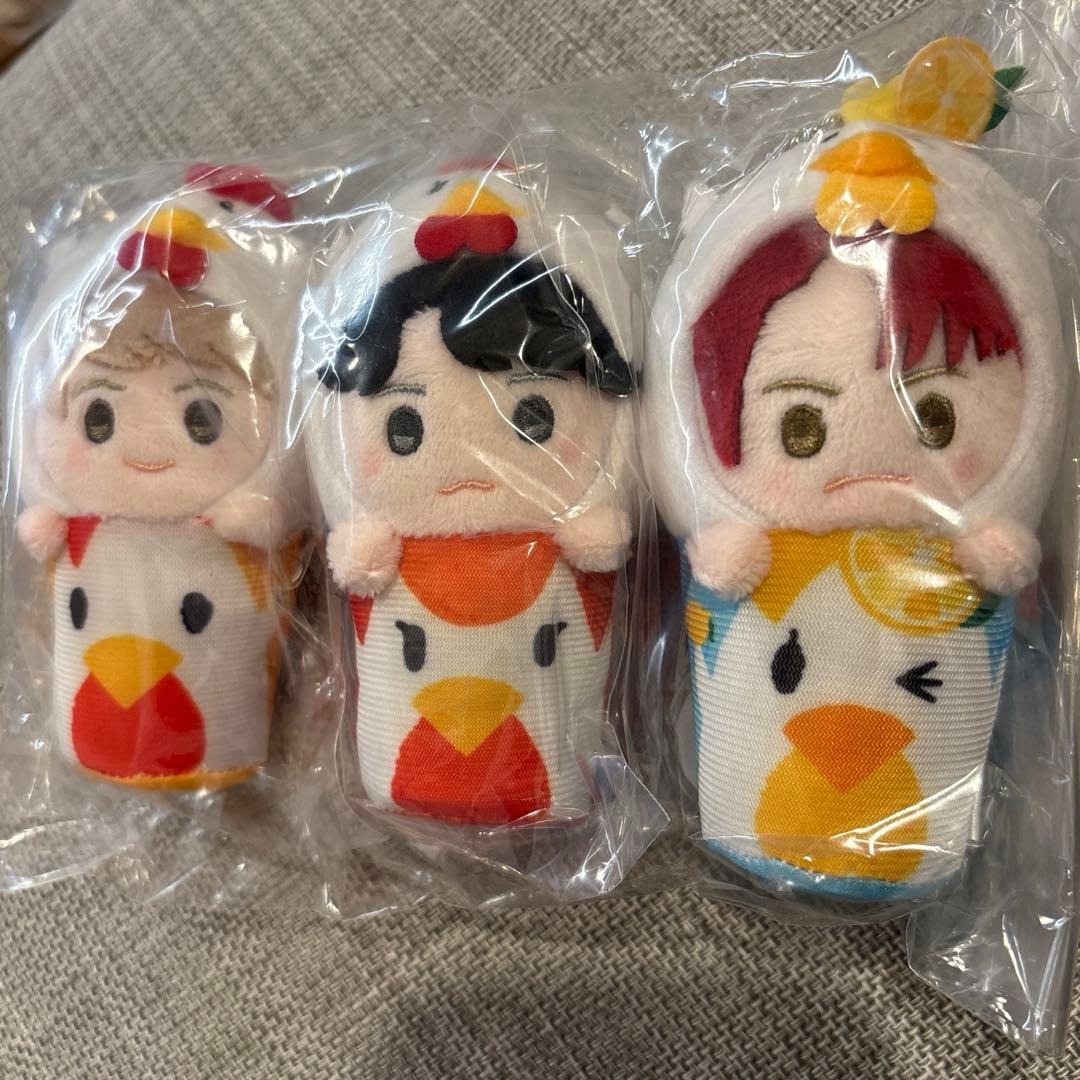 Mrs. GREEN APPLE からあげクン ぬいぐるみキーホルダー3種セット