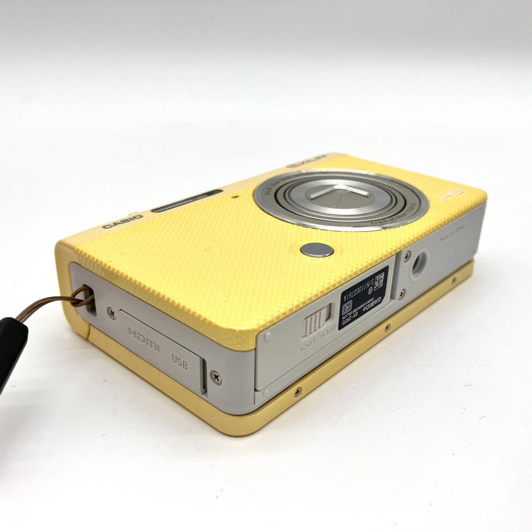 美品♪ CASIO EXILIM EX-ZR70 イエロー