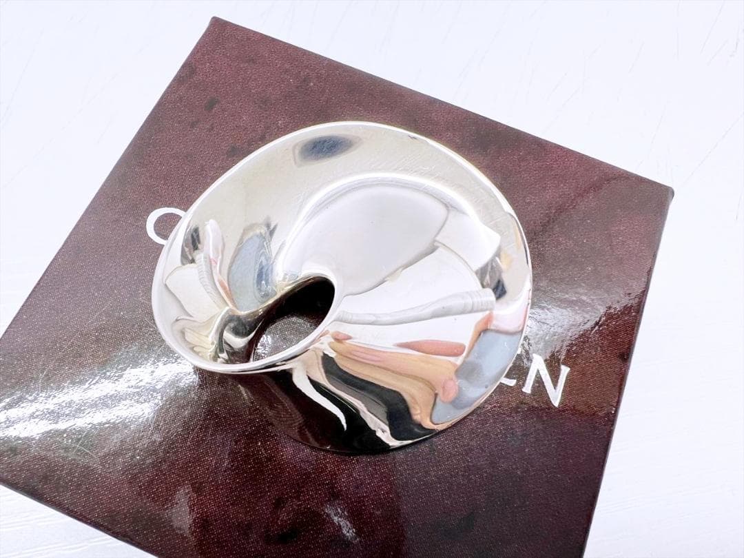 美品　ジョージジェンセン　374B　メビウス　ブローチ　シルバー925