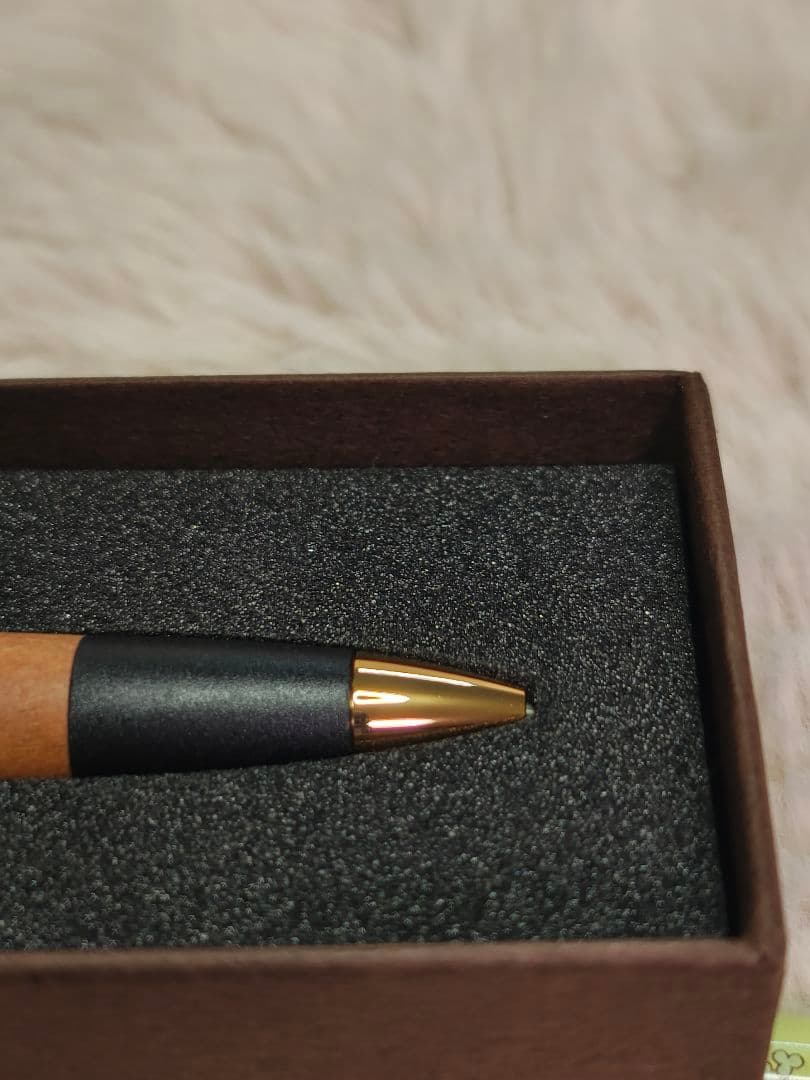 ボナンペン　山桜　真鍮金具　シャーペン