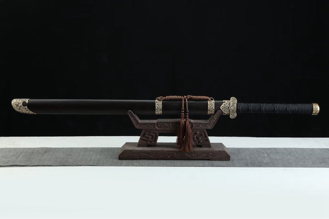 黒今古刀 刀装具 軍刀 苗刀 模造刀 武具 舞踊刀 古兵器