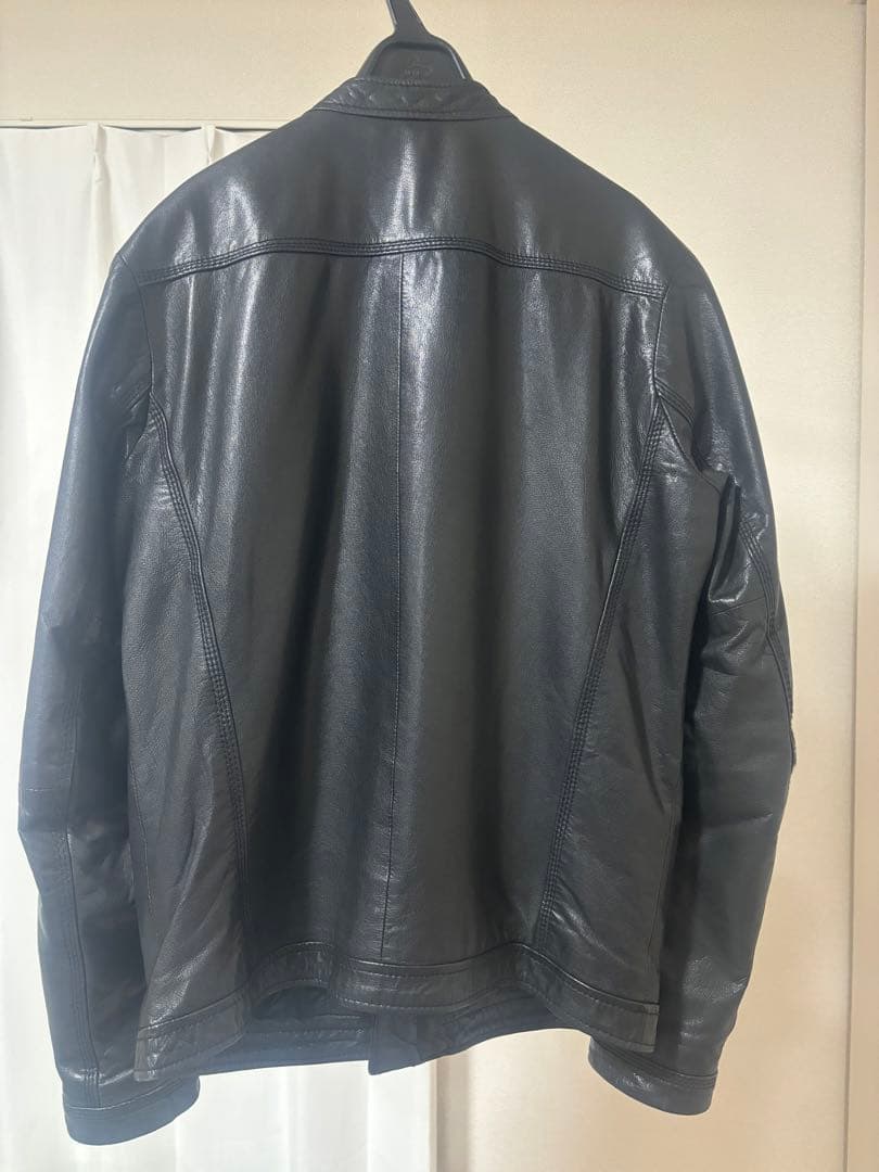 ひ*ろ様 Diesel ラムレザーシングルライダース