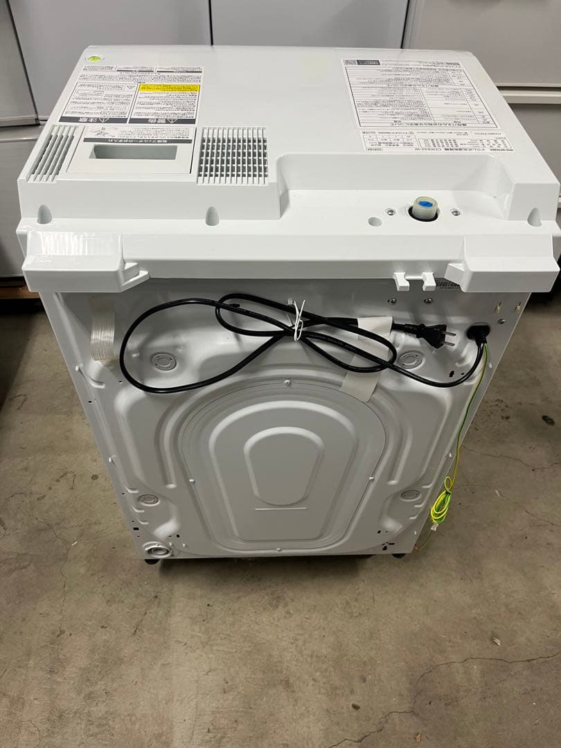 2023年購入　IRIS OHYAMA製のホワイトドラム式洗濯乾燥機T