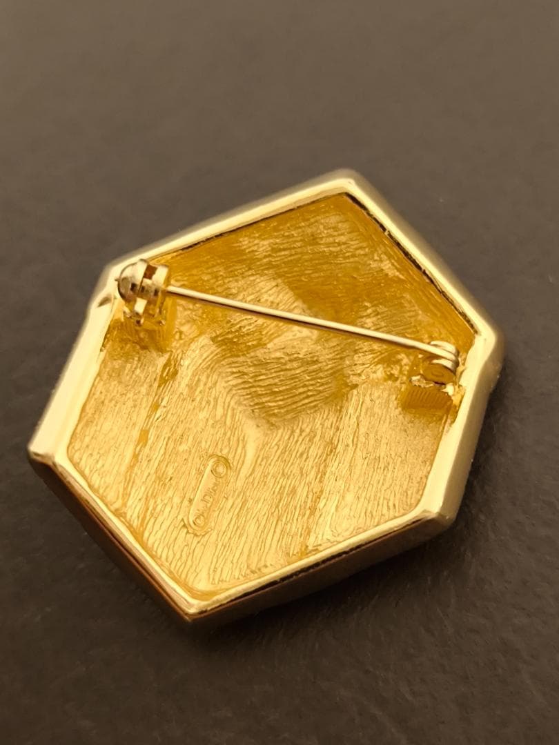 ヴィンテージ ディオール Dior ギフトボックス ブローチ ゴールド