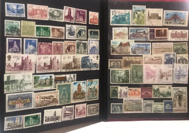 世界の使用済切手アルバム①