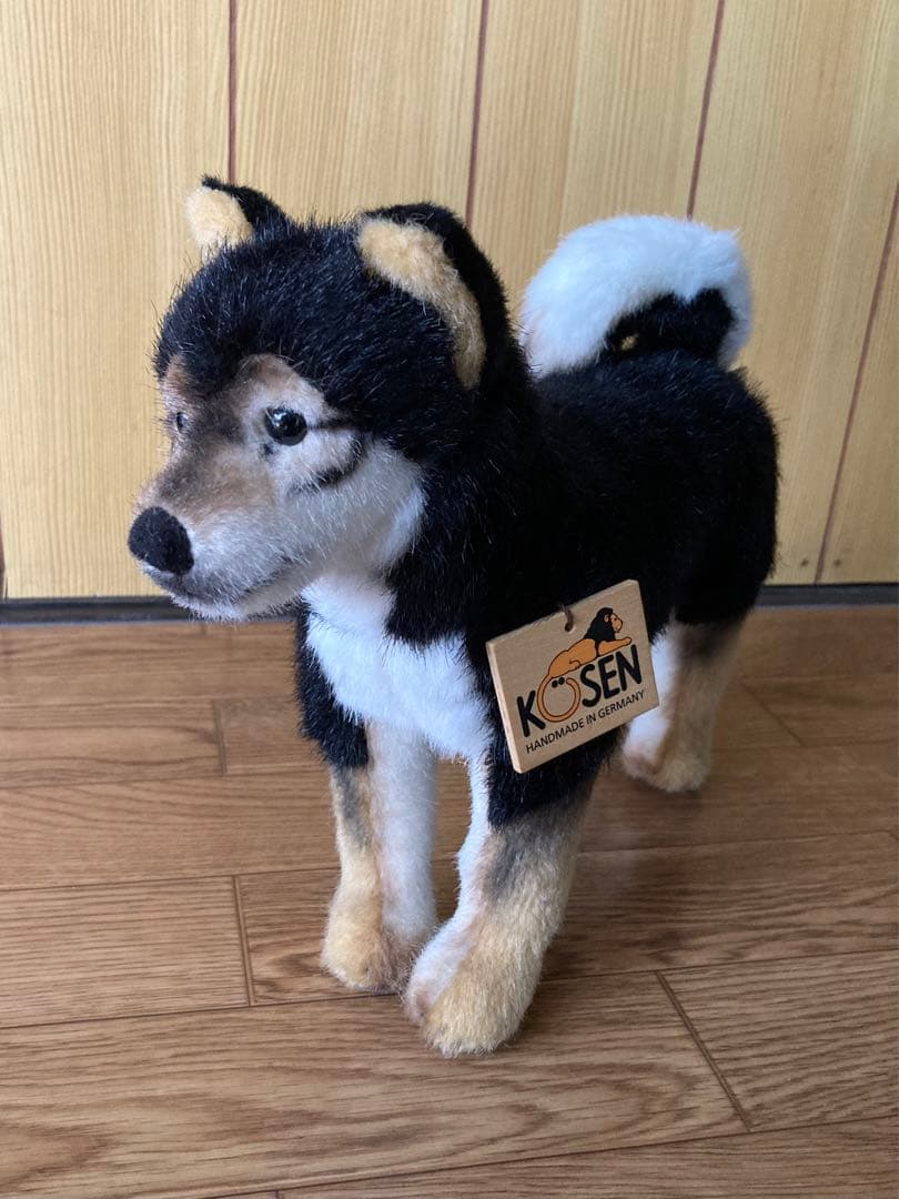 【美品】KÖSEN ケーセン ぬいぐるみ 柴犬 ドイツ製