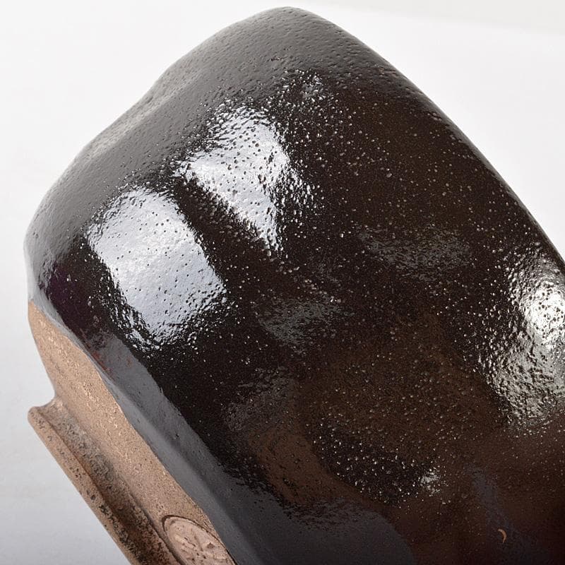 takaty　茶道具　楽吉左衛門　黒楽茶碗　時代箱付　C　5759