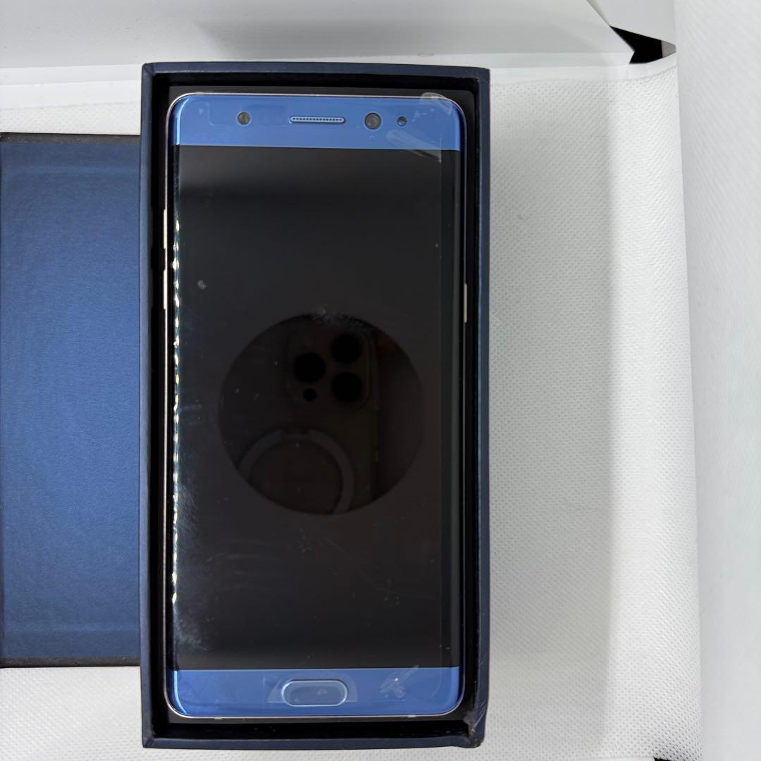 激レア品 Galaxy Note FE ブルー 箱付き未使用品 Not