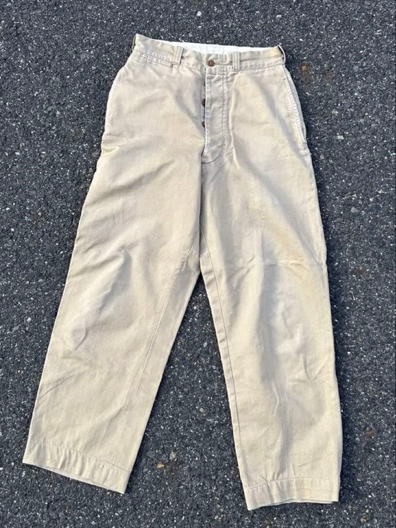 50s U.S.ARMY アメリカ軍 M-45 チノ トラウザー