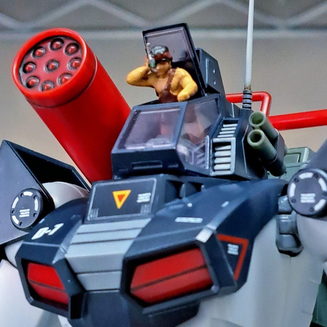 【開封品】 HI-L R ダグラム スミ入れ塗装済み