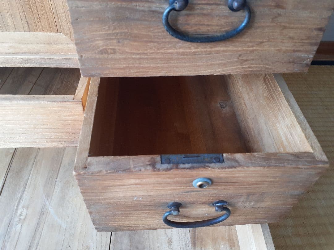 古道具　アンティーク　小箪笥　茶箪笥