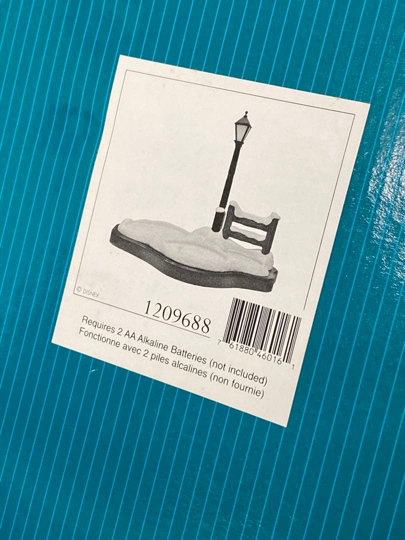 3-2772 ディズニー WDCC フィギュア プルート クリスマス ランプ