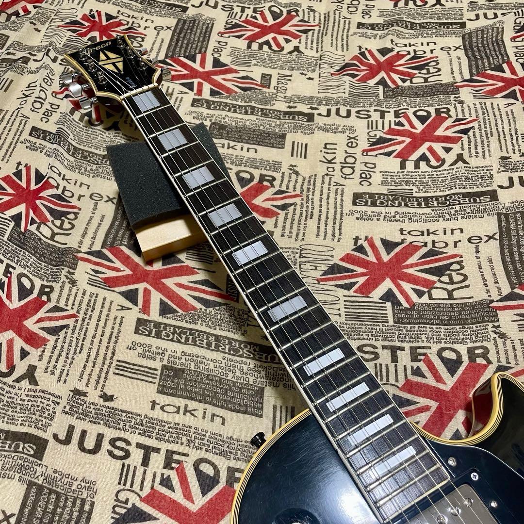 【ビンテージ】Greco レスポールカスタム ブラック エレキギター