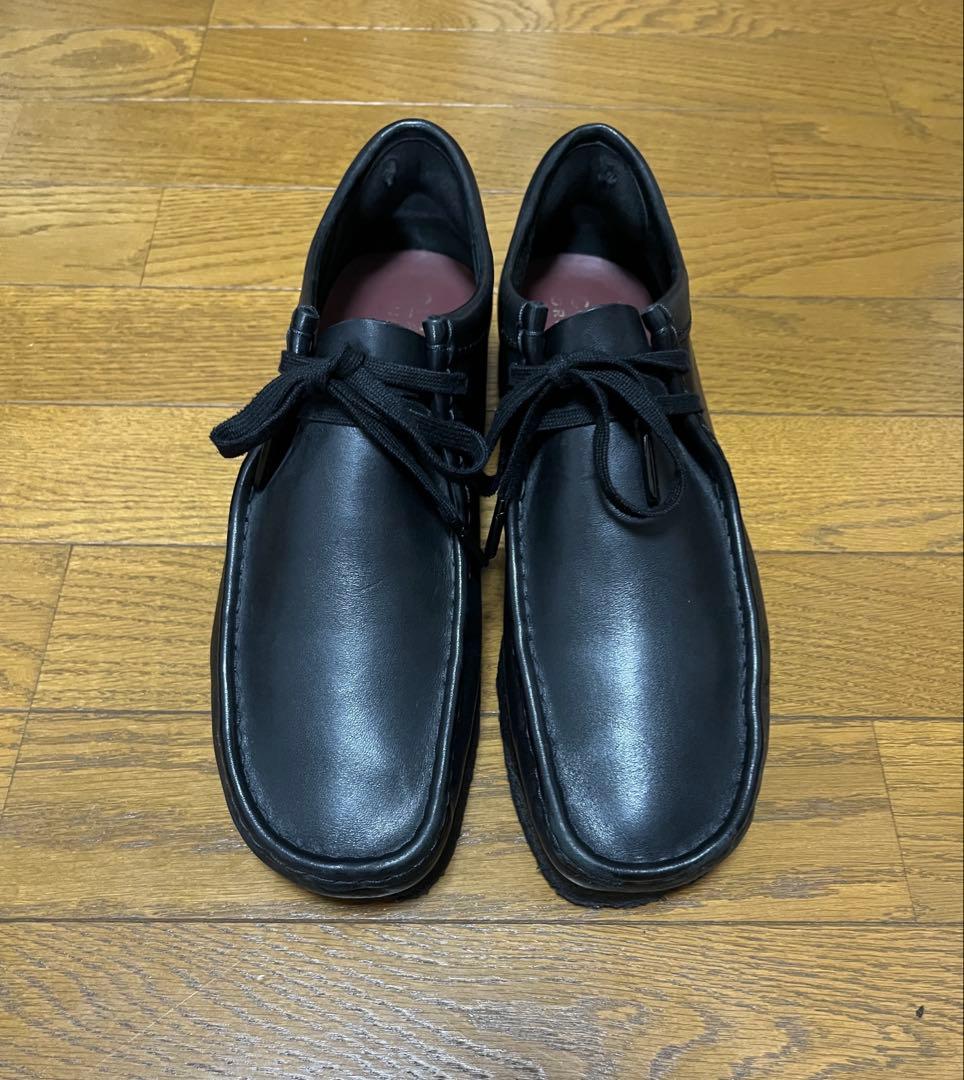Clarks ワラビー ブラックレザー