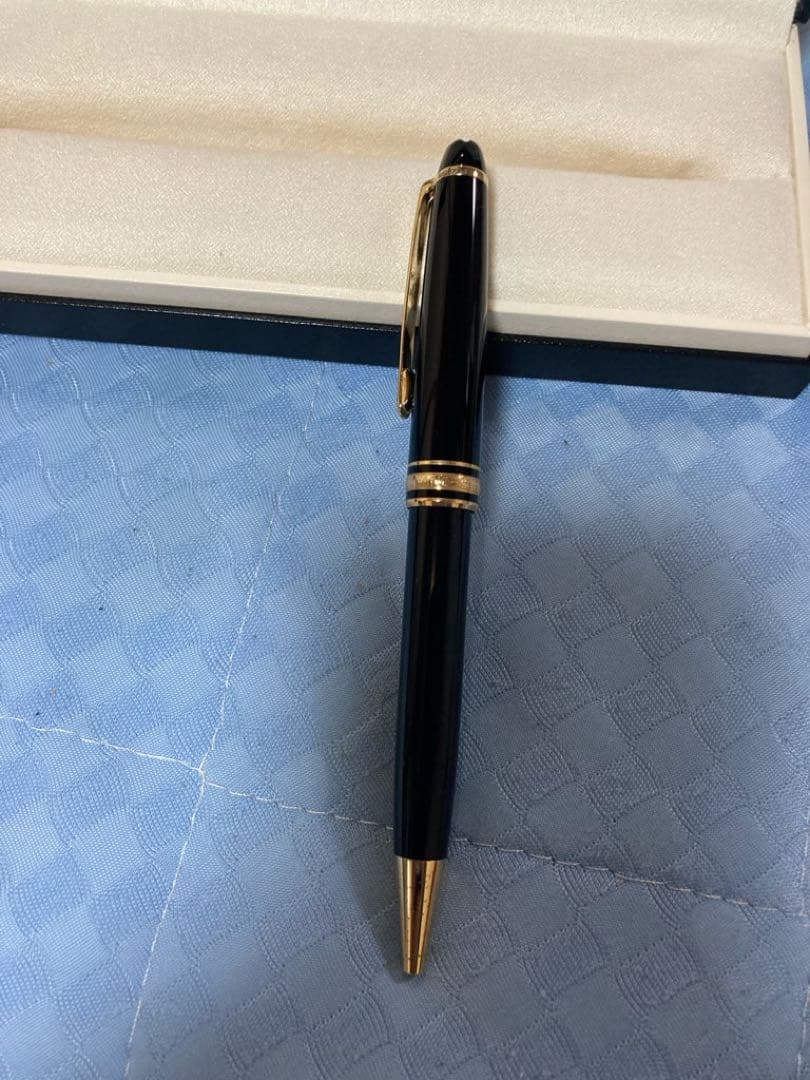 【激安特価極美品】MONT BLANC 黒 ボールペン 専用ケース付き