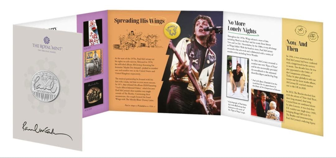 ジョンレノン＆ポールマッカートニー英国記念限定5ポンド友情SETビートルズ