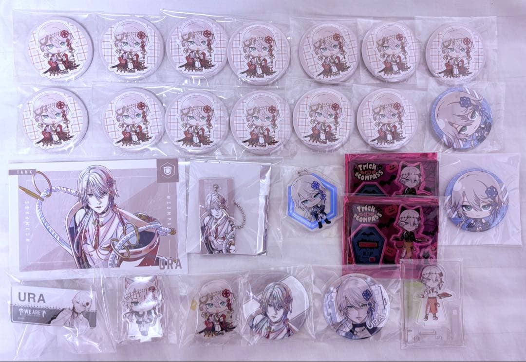 コンパス　鬼ヶ式うら　缶バッジ　アクスタ　アクキー等