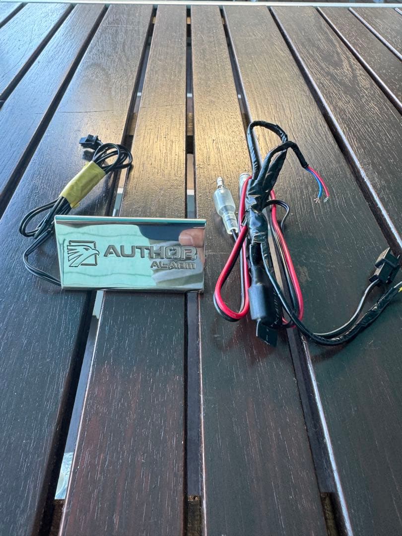 オーサーアラーム　スキャナー　LED 点滅リレー