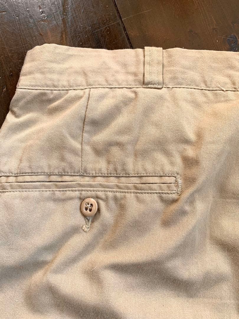 希少 USA ヴィンテージ 米軍 チノパン スコービルZIP U.S.ARMY