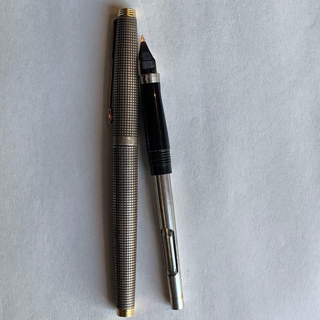 PARKER パーカー 万年筆 ペン先14Ｋ 14金 スターリングシルバー