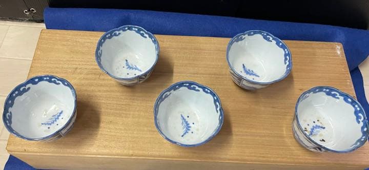 伊万里焼　蕎麦猪口　染付　湯呑み