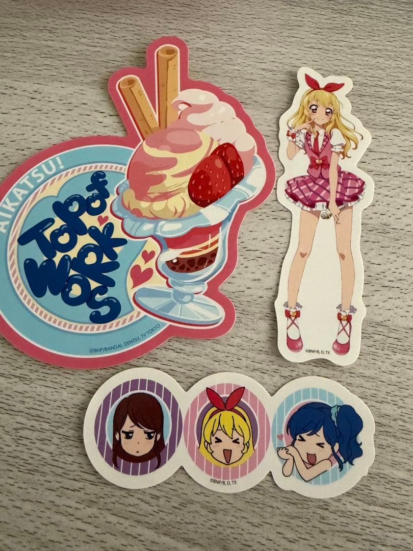 アイカツ/ステッカー/星宮いちご/大空あかり