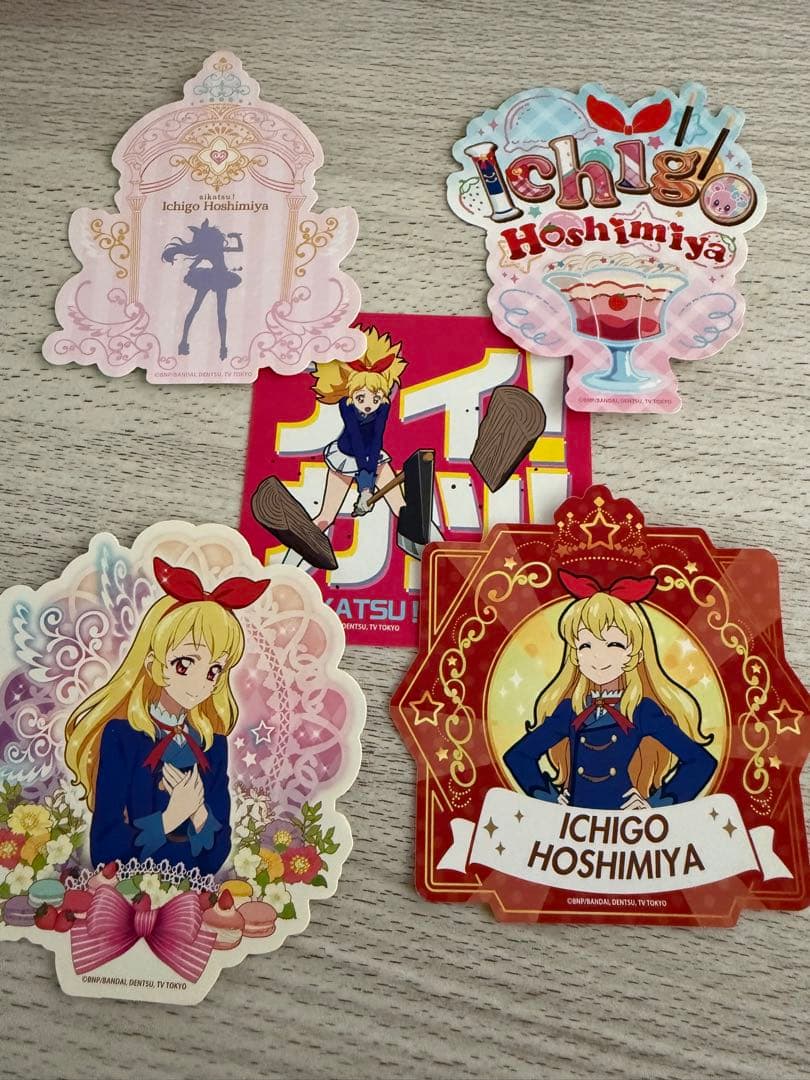 アイカツ/ステッカー/星宮いちご/大空あかり