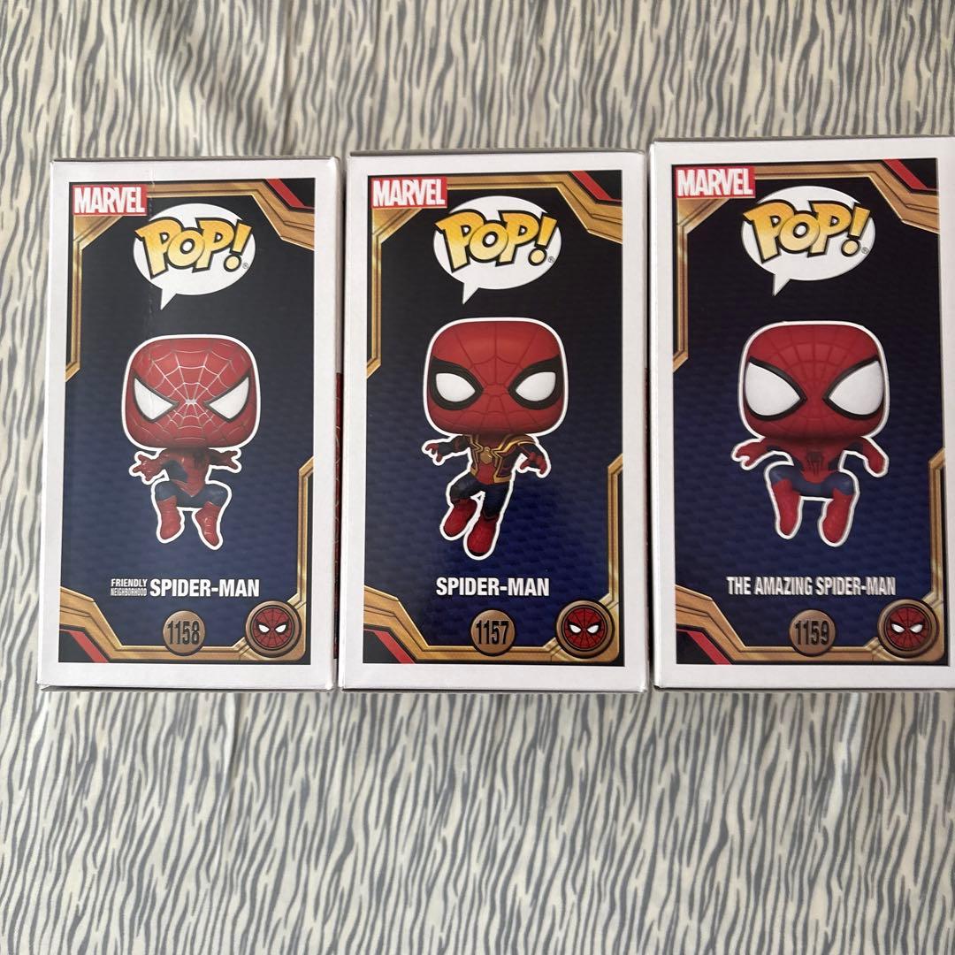 Funko pop スパイダーマン フィギュア 3体セット