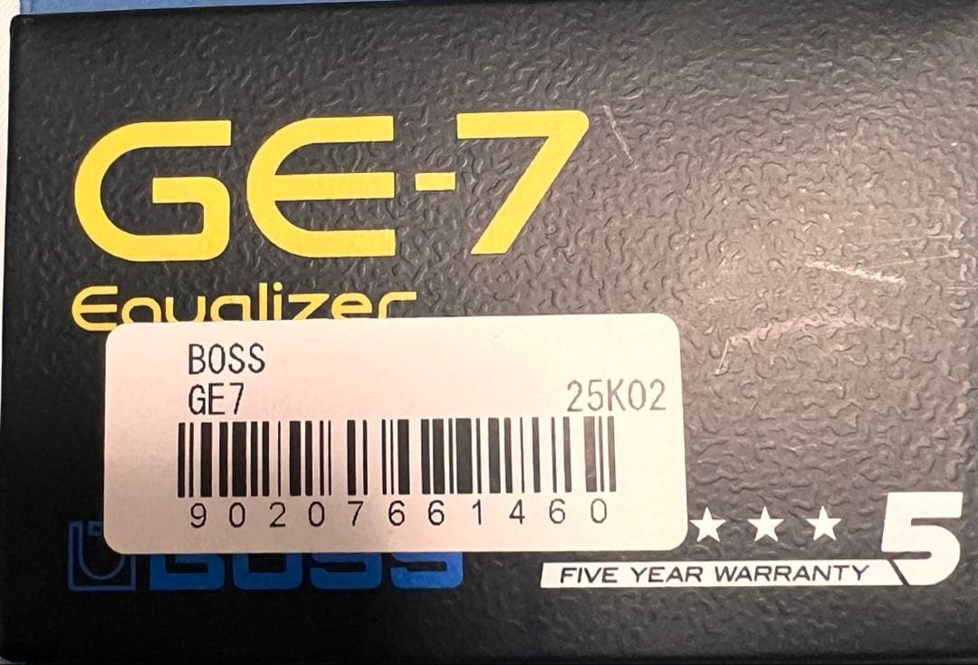BOSS GE-7 イコライザー　美品