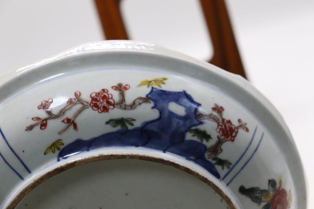 中国　明時代　五彩盤　特注品　天啓年製　送料込み0509