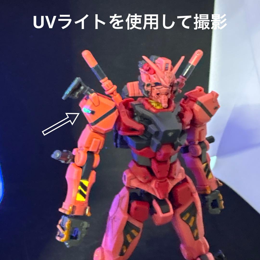 【完成品】HG 赤いガンダム　ビット6個　ザクバズーカ　部分塗装