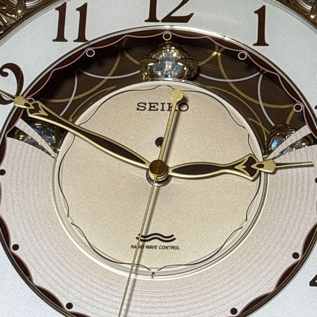 【月末セール!!】希少 SEIKO セイコー からくり時計 電波時計 ウェーブ