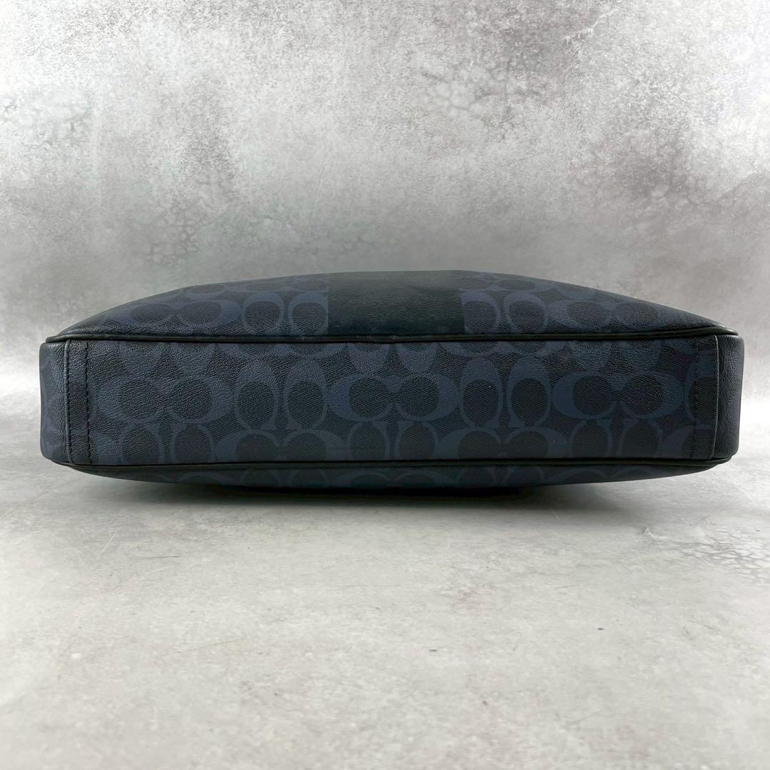 美品 コーチ シグネチャー 2way ビジネスバッグ ブリーフケース A4 PC