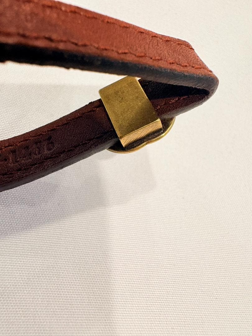 【美品】GUCCI グッチ 携帯ストラップ レザー製