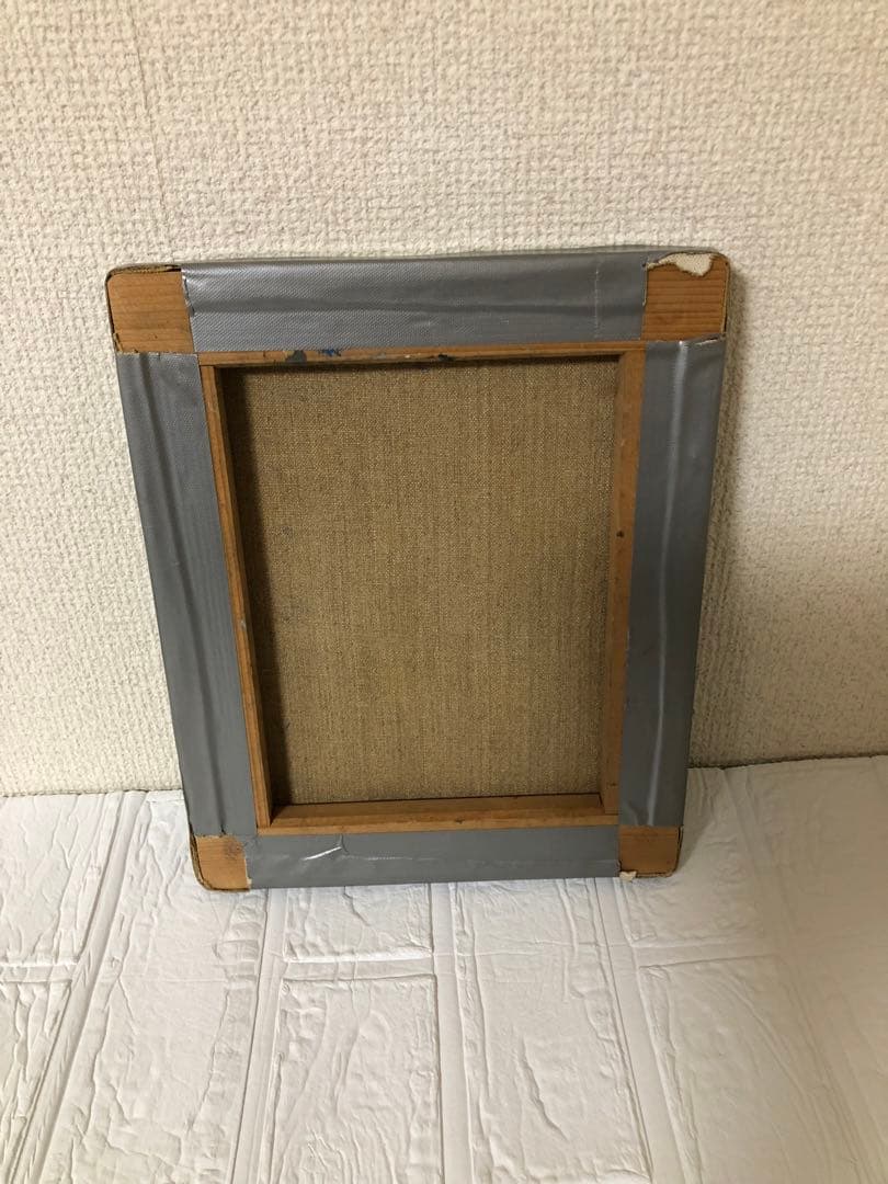 油絵（白い家）Ｆ2