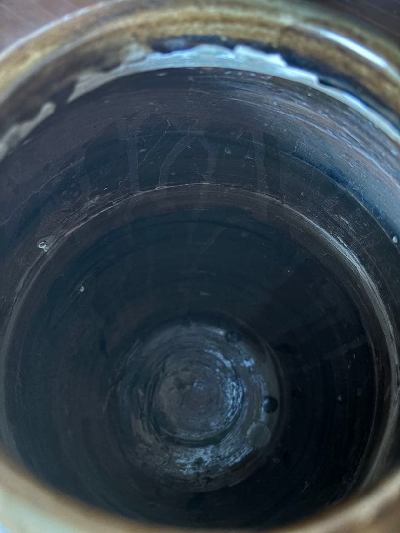 中国古美術品　遼金時代　黄釉　花鳥大罐　壺