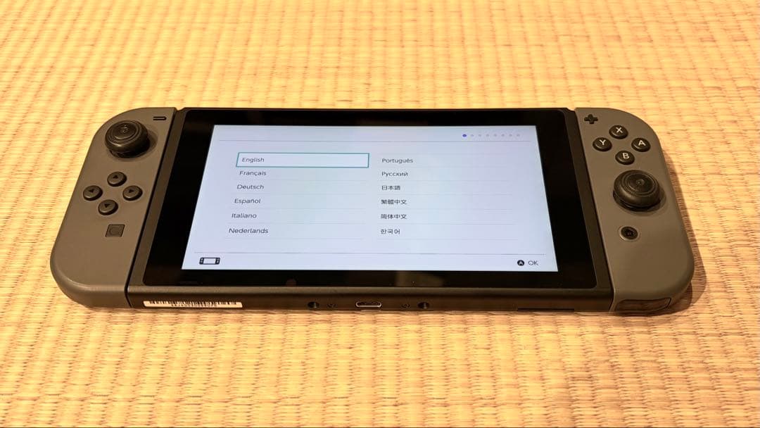 【年内発送可】Nintendo Switch 本体 グレー 付属品・箱あり