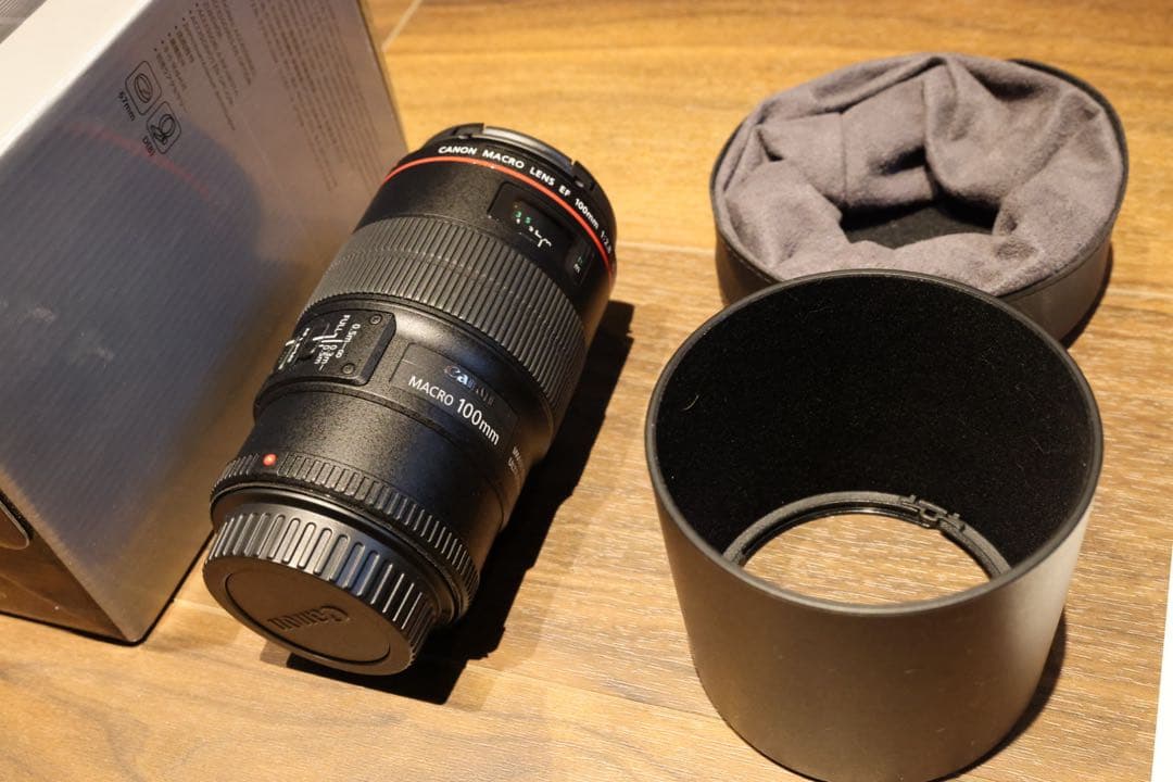 新品同様 キヤノン 単焦点マクロ EFマウント EF100mm F2.8L