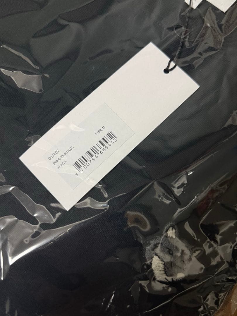 【新品】メゾンキツネ フォックスヘッド コンフォート Tシャツ ブラック M