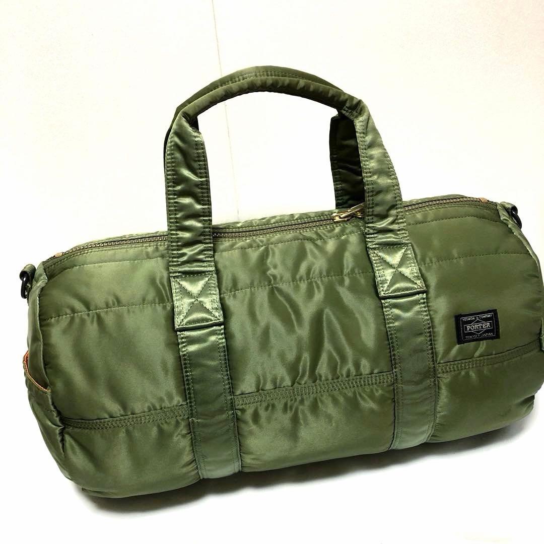 極美品✨ポーター タンカー ボストンバッグS 2way セージ 吉田カバン