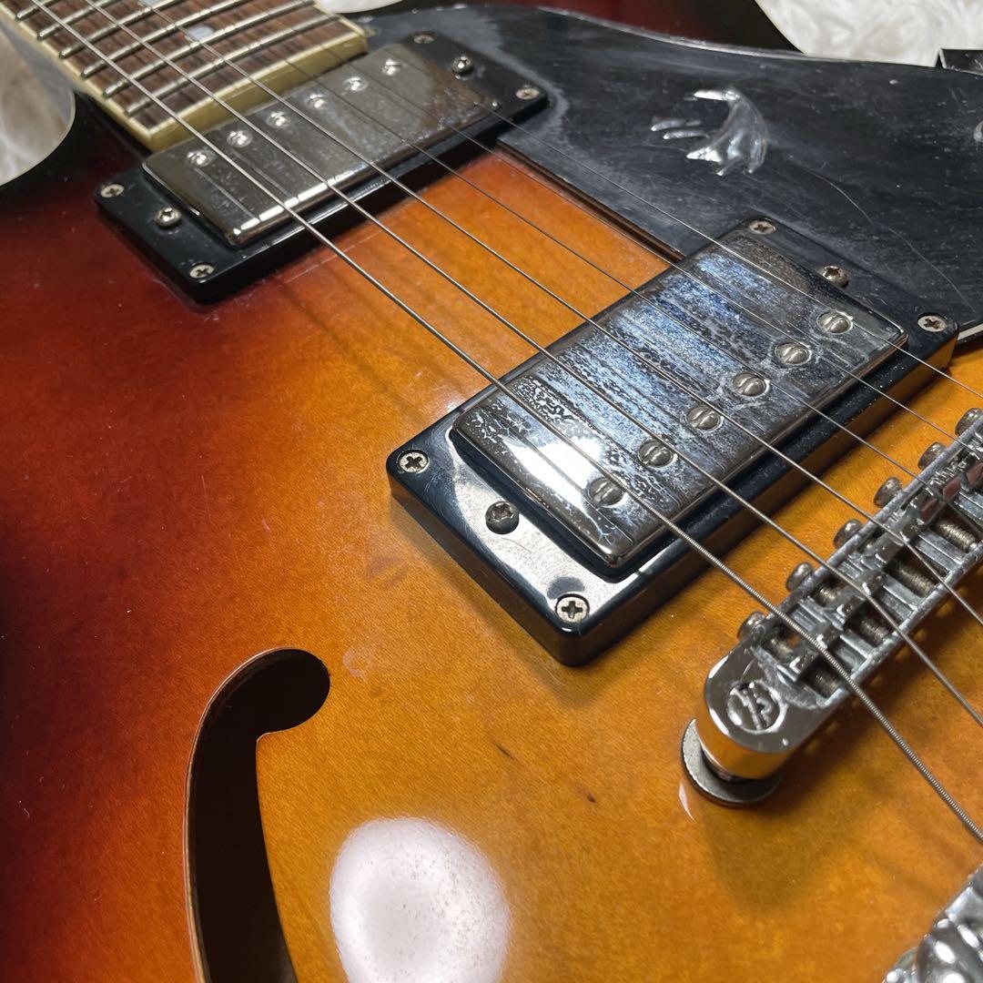 ARIA Pro 2 BLITZ セミアコ　es335タイプ　ブラウン